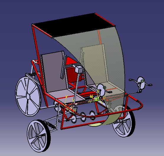 Vehicle designed by Production Engineering Students
